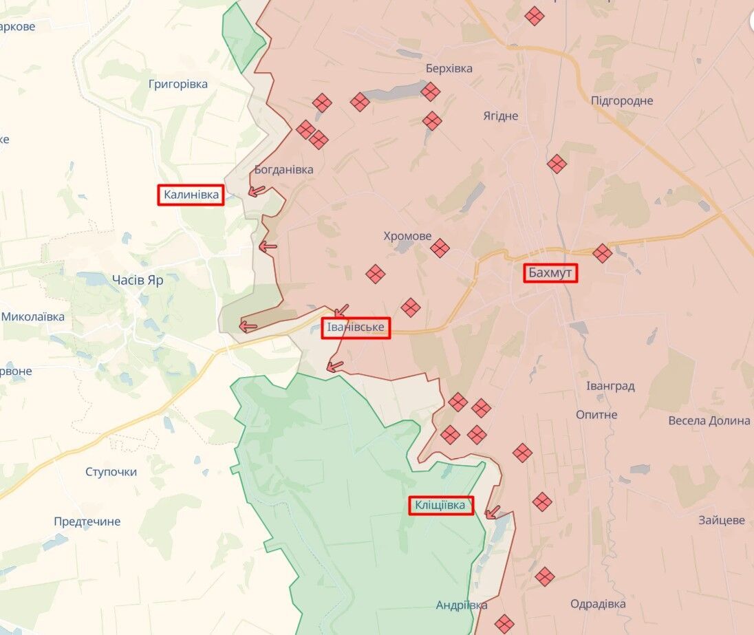 The enemy is storming Klishchievka, Ivanovskoye and Kalinovka: the Ukrainian Armed Forces spoke about the situation in the Bakhmut direction dqxikeidqxitkant