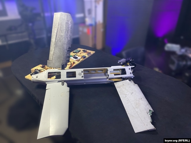 Залишки корпусу «Ланцета» після його збиття