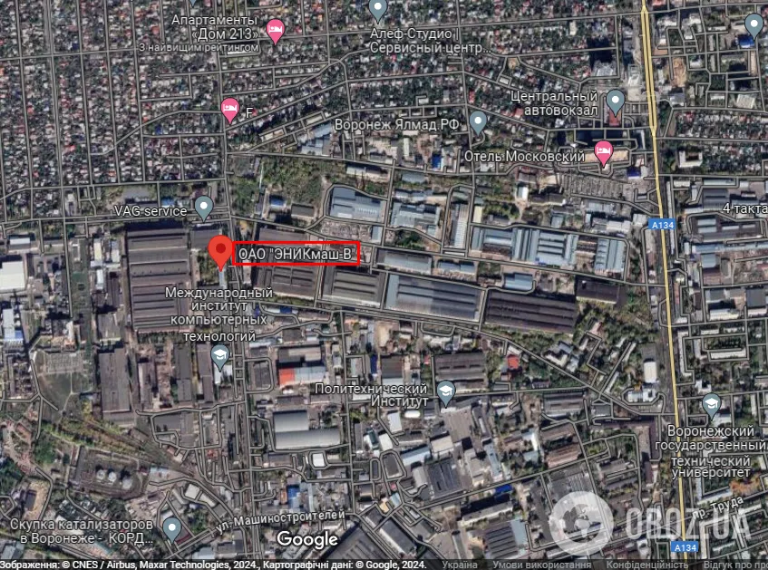 Еникмаш-В на карте