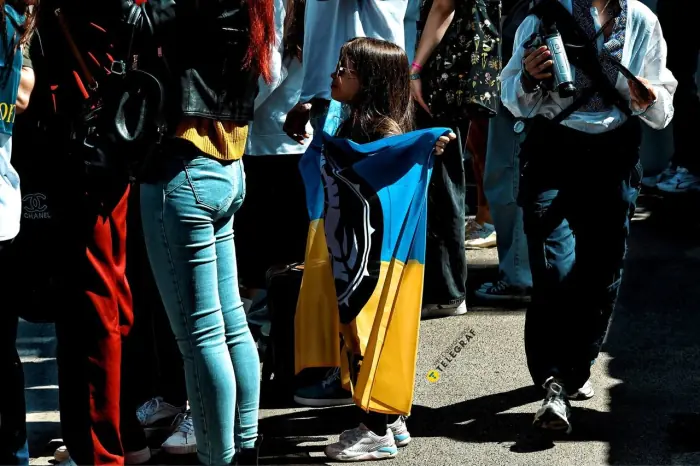 На акції були не тільки дорослі, а й діти