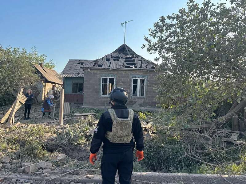 The Russian army struck Druzhkovka and Vremenny Yar: there were casualties and wounded. Photo