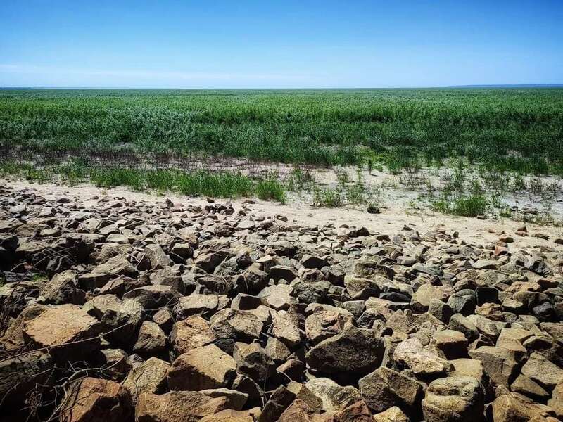 У мережі показали, як зараз виглядає Каховське водосховище. Фото dqxikeidqxitkant