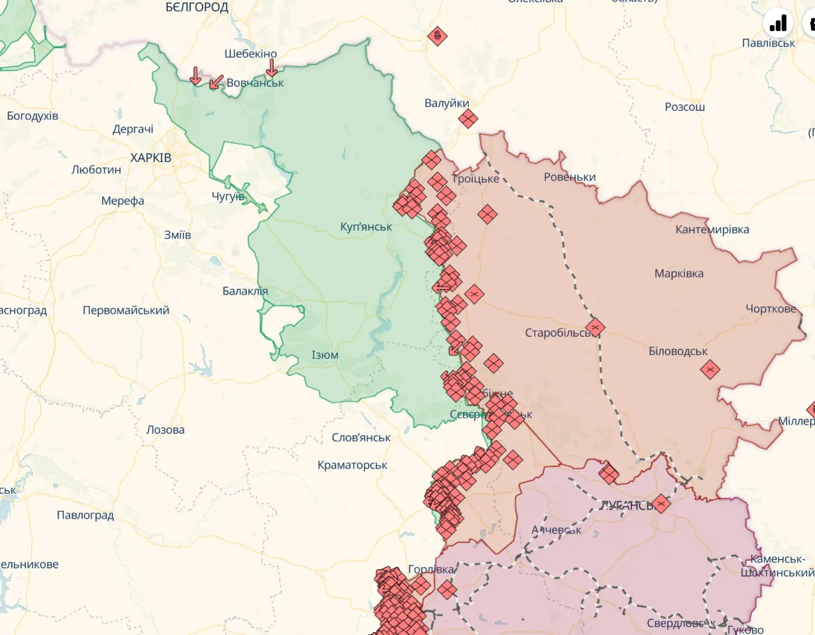 Ворог діє по всьому фронту, зафіксовано 108 бойових зіткнень – Генштаб dqxikeidqxiqxxant