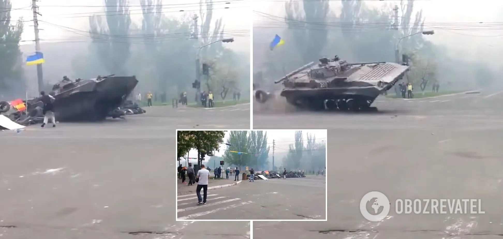 Михаил Драпатый в 2014-м на броне dqxikeidqxitkant