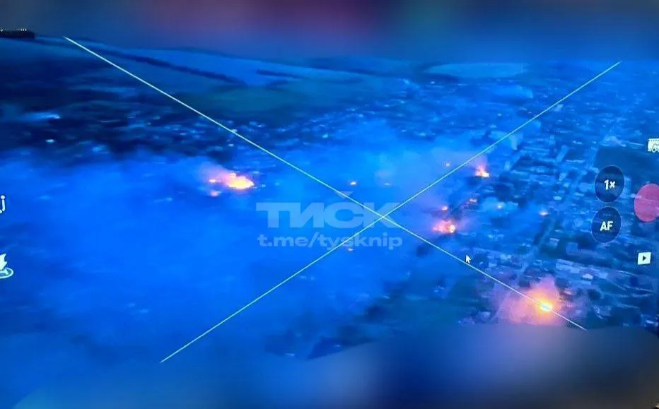 Enemy shelling Volchanskaya