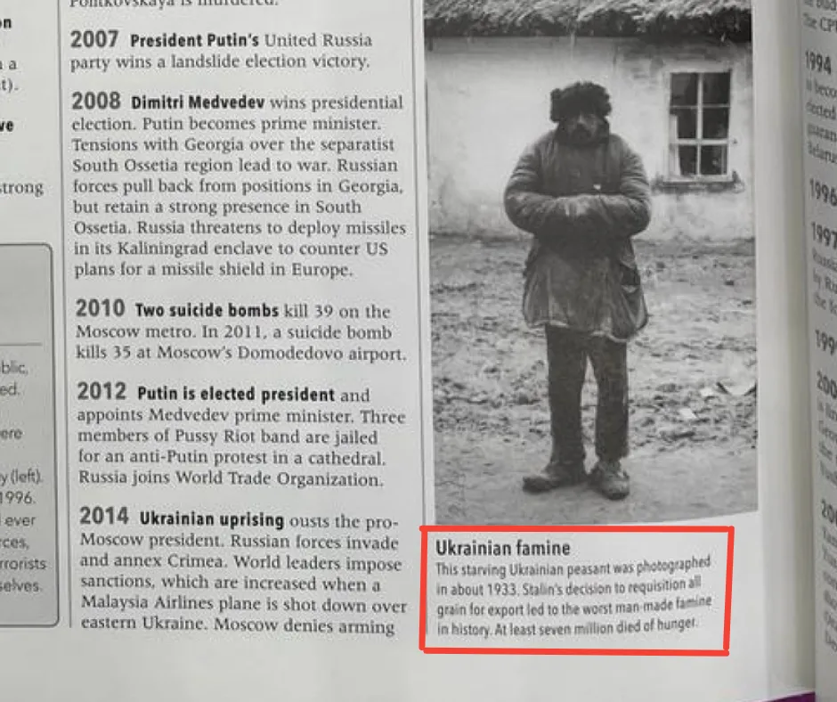 ’’Голодомор - не геноцид, а Россия проводит ’’спецоперацию’’. В британской энциклопедии опубликовали искаженные факты об истории Украины dqxikeidqxiqqeant