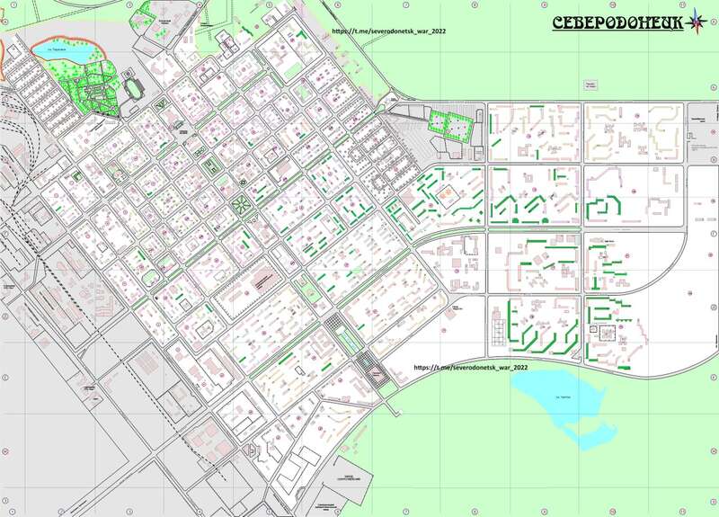 Дома, попавшие в "Резервный жилищный фонд" в Северодонецке. Фото: Последствия войны в Северодонецке / Telegram