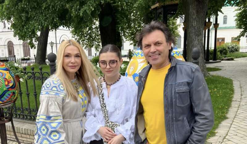 Ольга Сумська з чоловіком Віталієм та донькою Ганною
