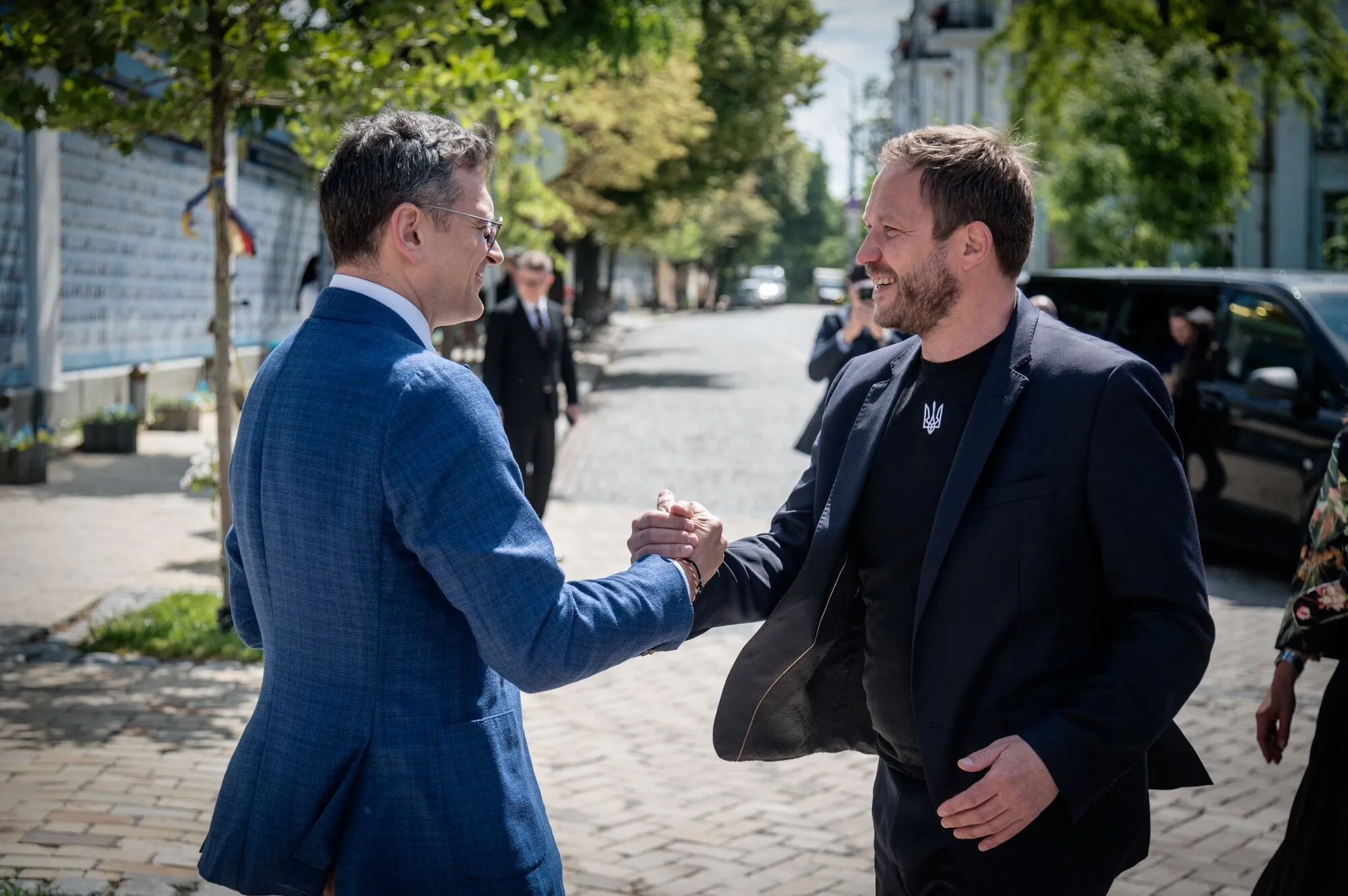 Dmitry Kuleba and Margus Tsahkna in Kyiv. June 3, 2024 dqxikeidqxitkant