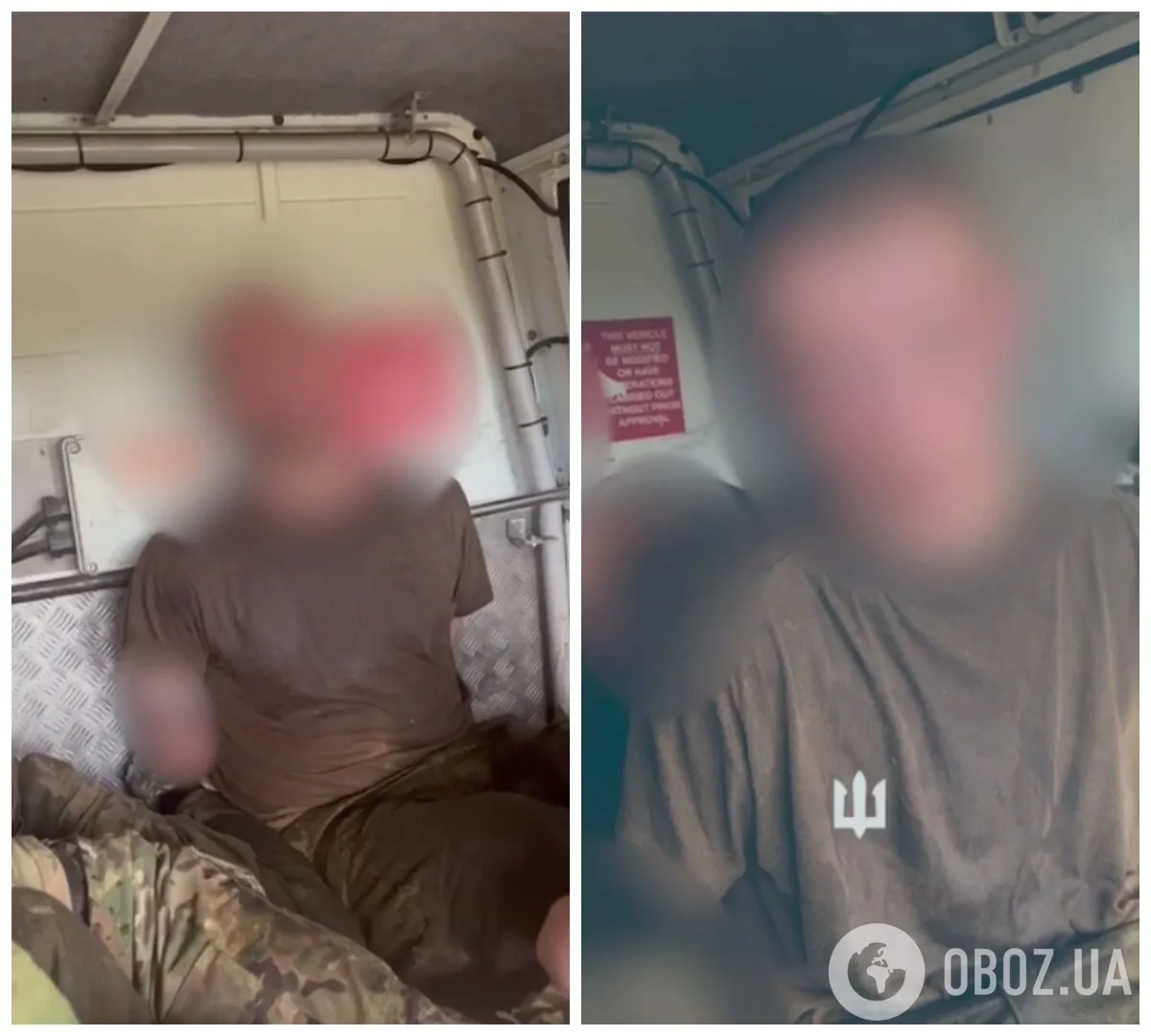 Stormtroopers of the Russian Armed Forces in captivity