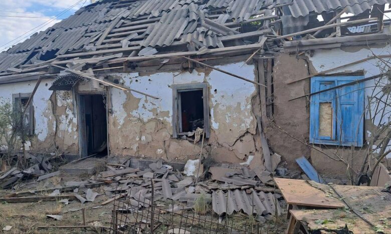 Захватчики в течение дня около десятка раз атаковали Никопольщину