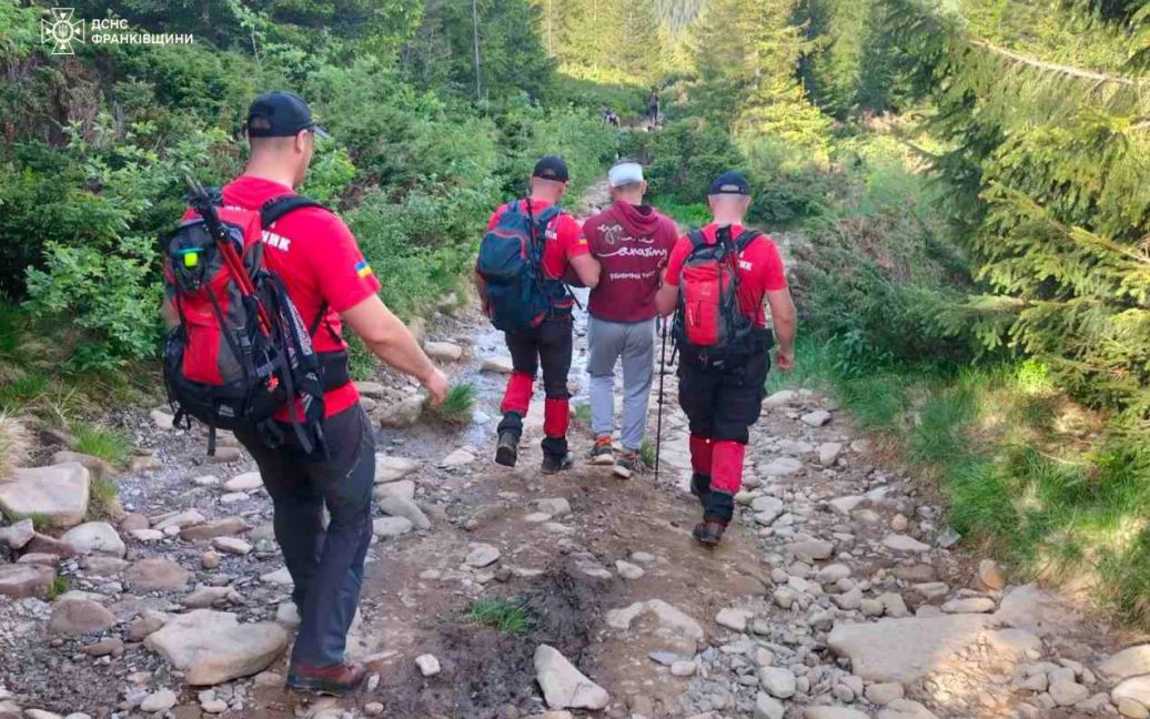 В Карпатах в течение одного дня травмировались двое туристов / © УГСЧС в Ивано-Франковской области