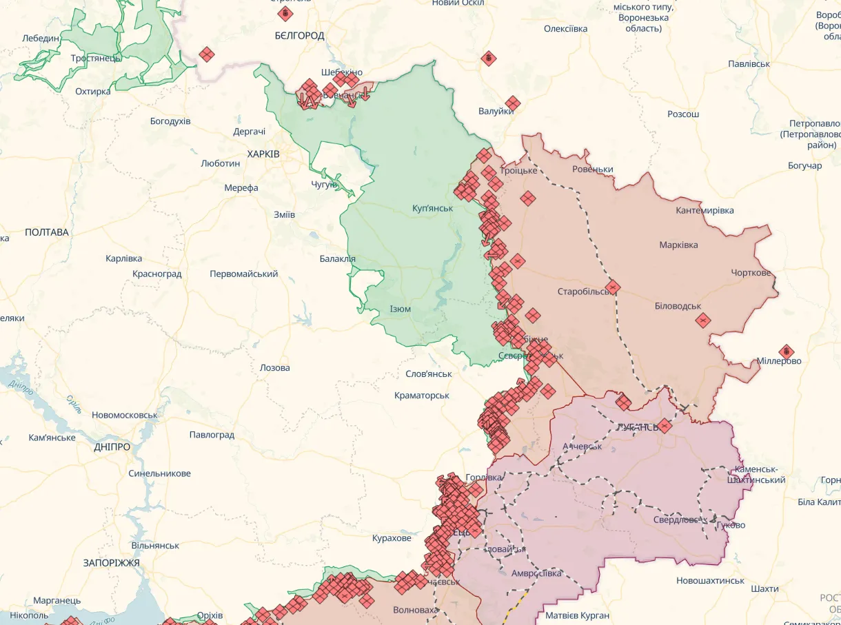 The battle continues near Volchansk, the enemy attacked 26 times in the Pokrovsky direction - General Staff dqxikeidqxitkant