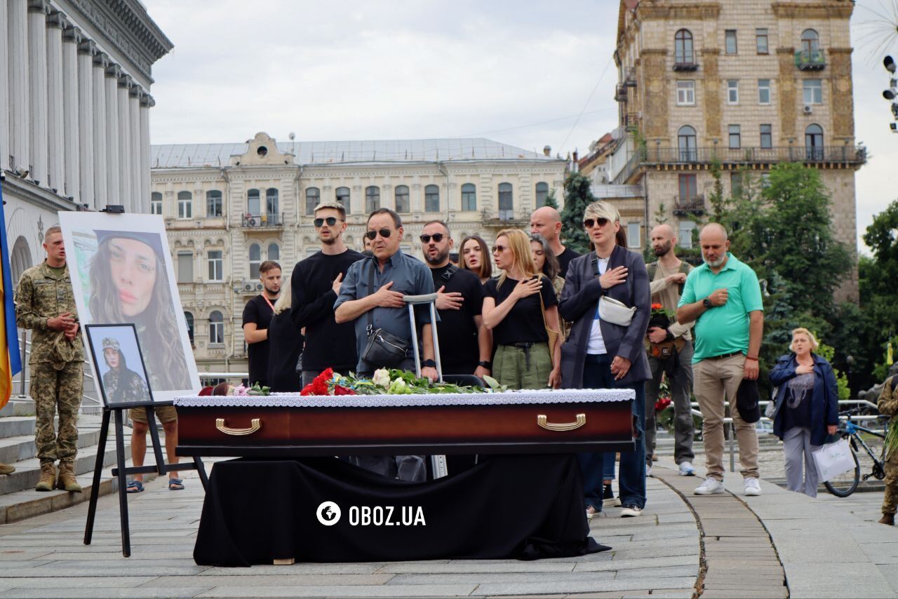 В Киеве попрощались с военнослужащей из Крыма Шурой