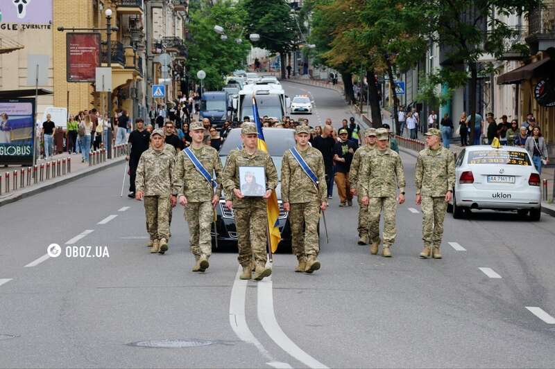 В Киеве попрощались с военнослужащей из Крыма Шурой