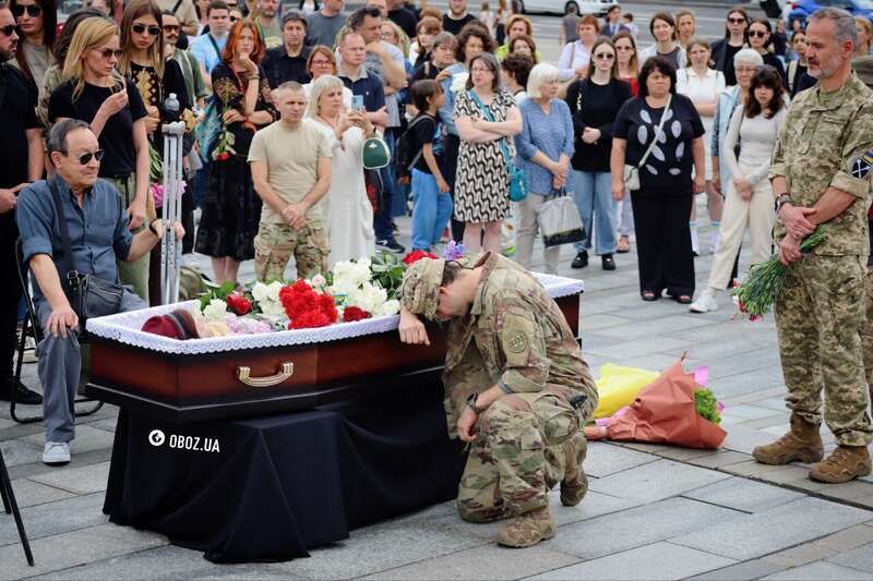 В Киеве попрощались с военнослужащей из Крыма Шурой