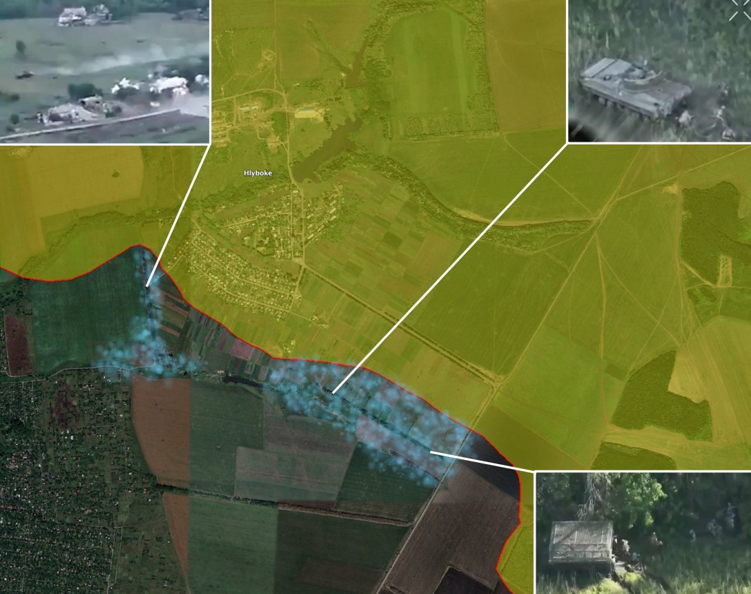 Наступление РФ, Харьков, ситуация, Глубокое, карта, 14 июня, карта, Репкое, Bild dqxikeidqxiqqeant