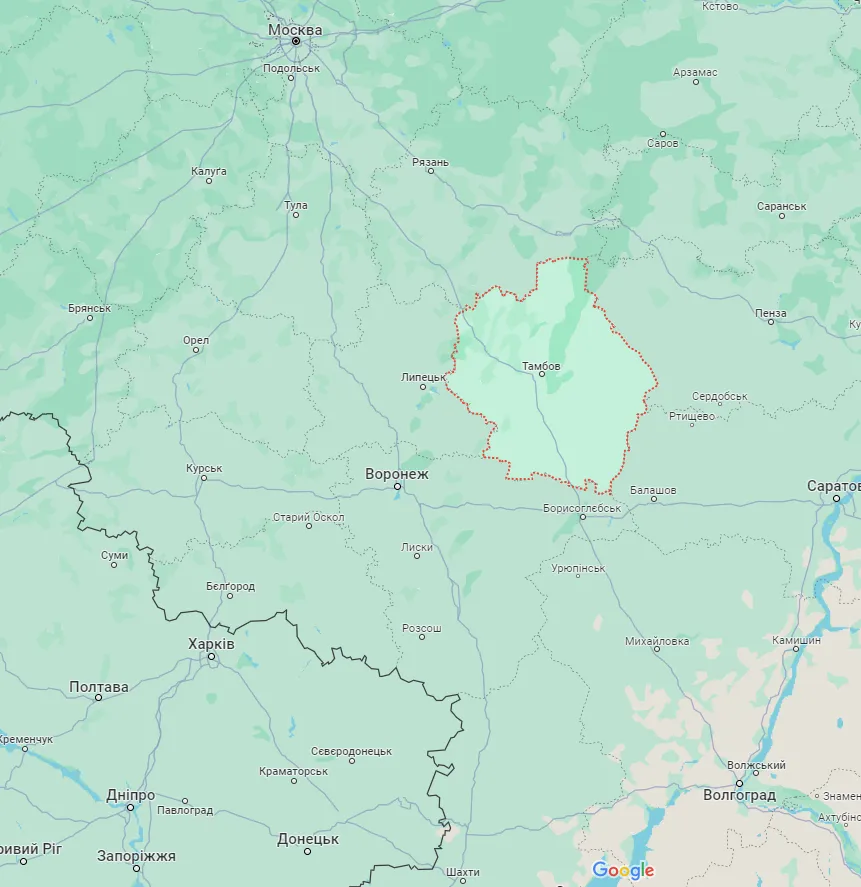 Дрони атакували нафтобазу у Тамбовській області, спалахнула пожежа. Фото і відео