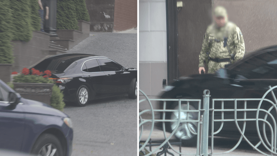 Toyota Camry виїжджає із ЖК і прямує в ДБР dqxikeidqxitkant