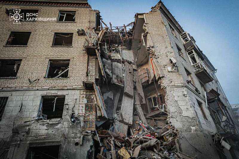 In Kharkov, emergency rescue operations were completed after a Russian strike on a residential building - State Emergency Service