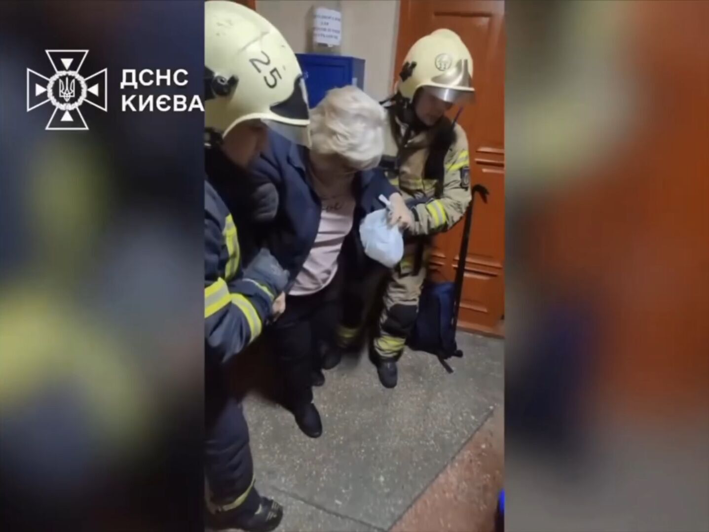 В Киеве женщина из-за аварии