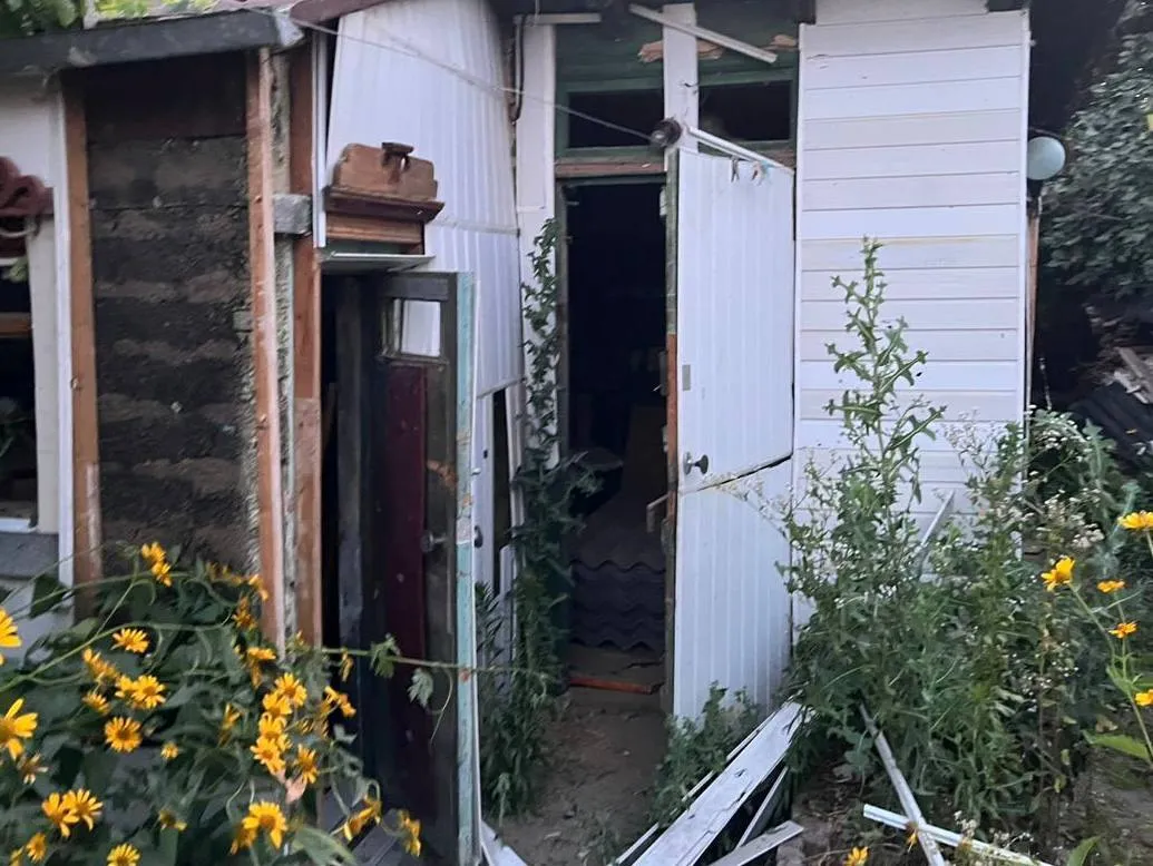 The occupiers hit the Dnepropetrovsk region with a kamikaze drone, and a fire broke out. Photo