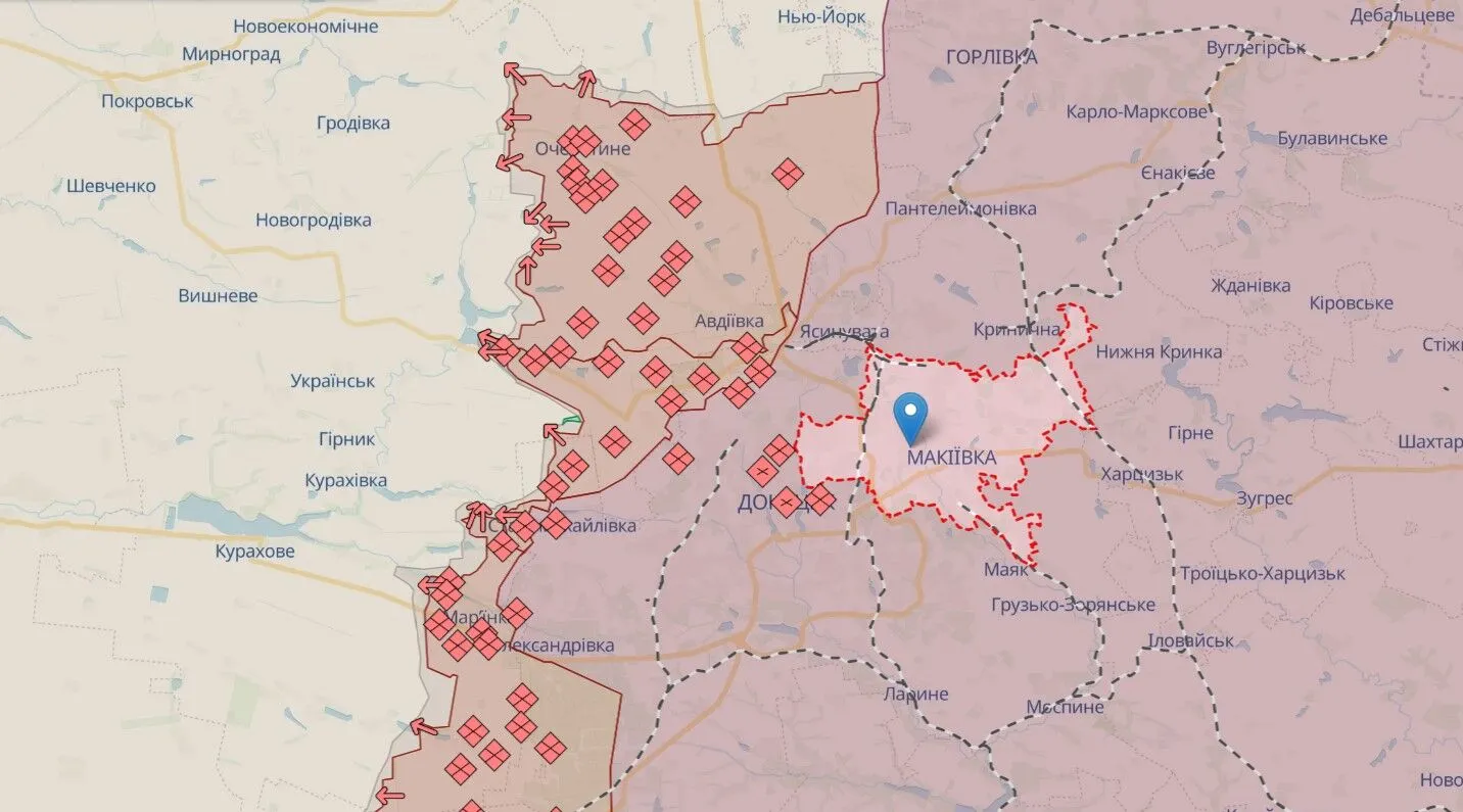 In occupied Makeyevka they reported an arrival: the invaders air defense could have come under attack.  Video