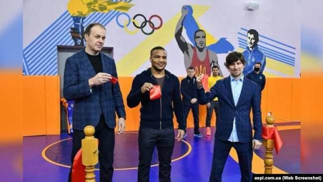 Ростислав Щекин, народный депутат Украины Жан Беленюк и Эльбрус Тедеев, 2023 год