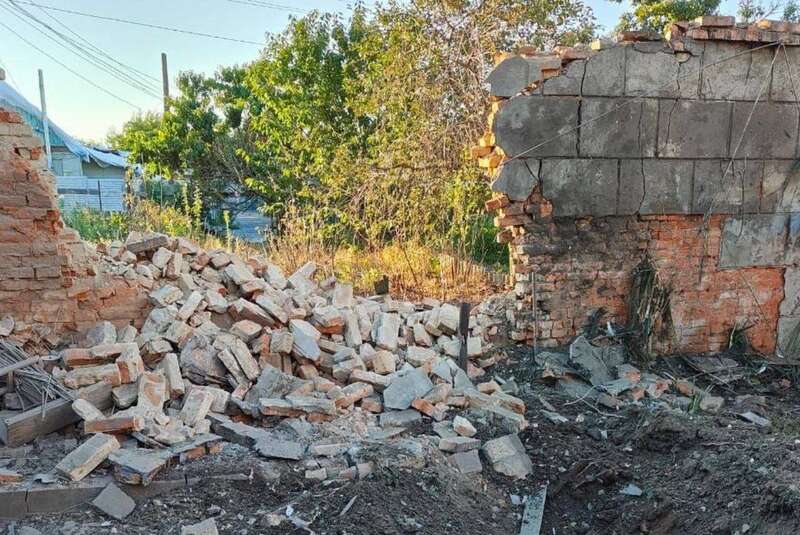 The occupiers hit Pavlograd in the Dnepropetrovsk region: private houses were damaged. Photo