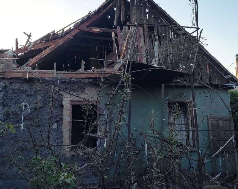 The occupiers hit Pavlograd in the Dnepropetrovsk region: private houses were damaged. Photo