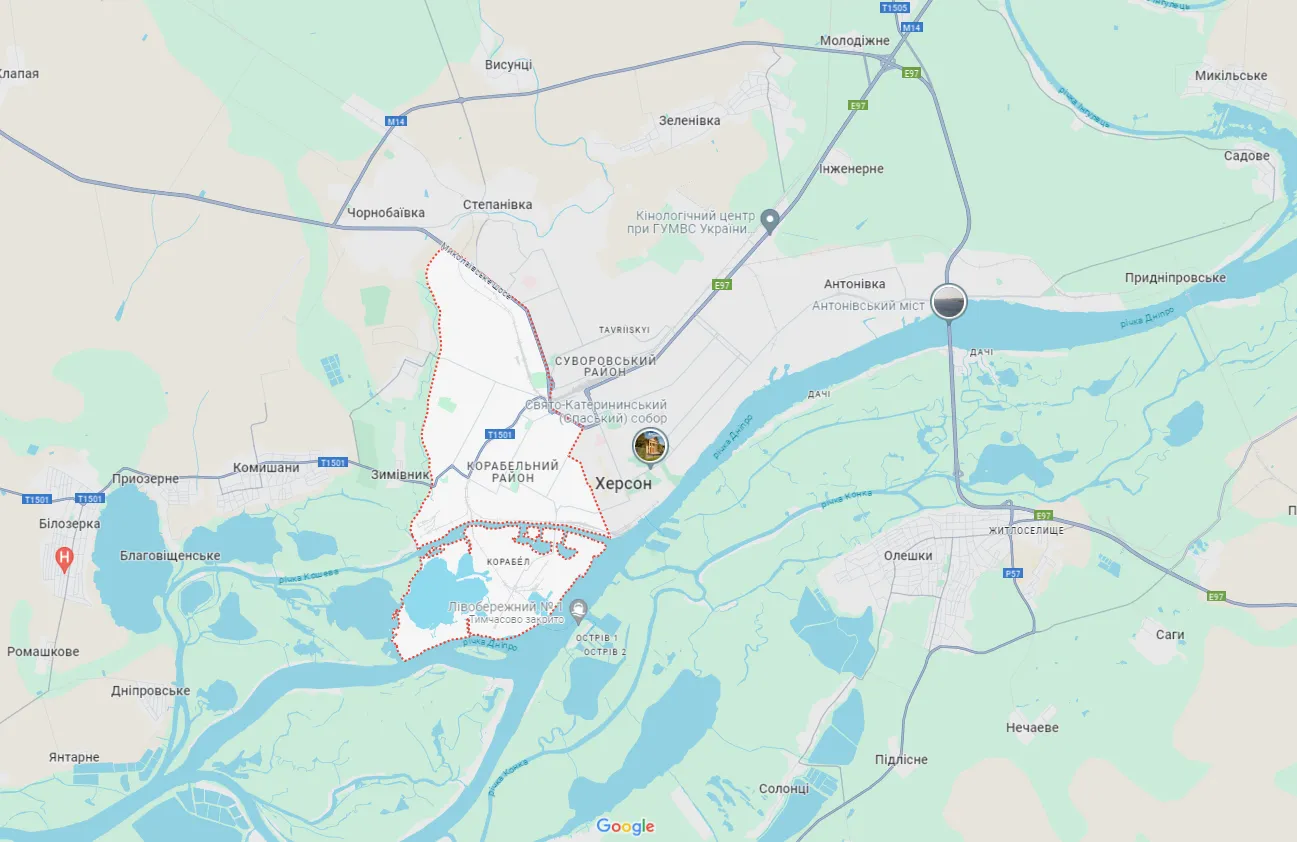 Окупанти обстріляли житловий район Херсона: постраждала вагітна dqxikeidqxitkant