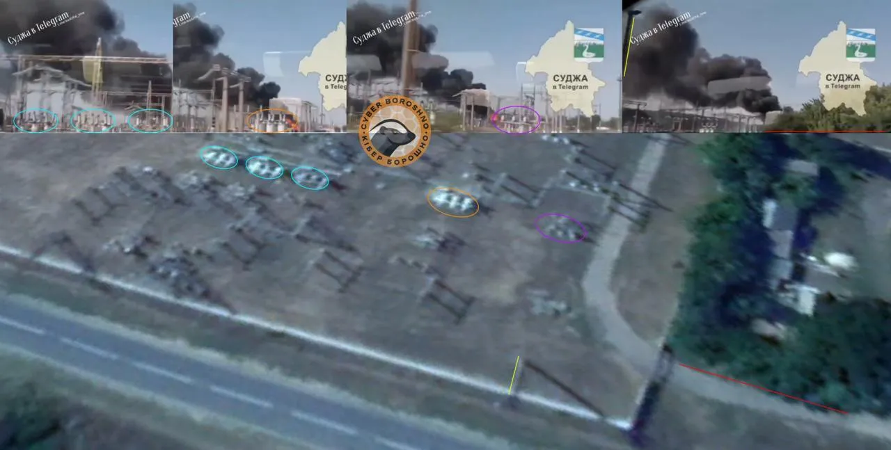 В Курской области РФ дроны атаковали телебашню, подстанцию и вокзал. Видео