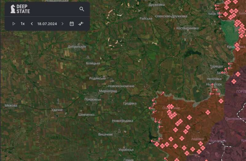 Карта бойових дій dqxikeidqxiqxxant