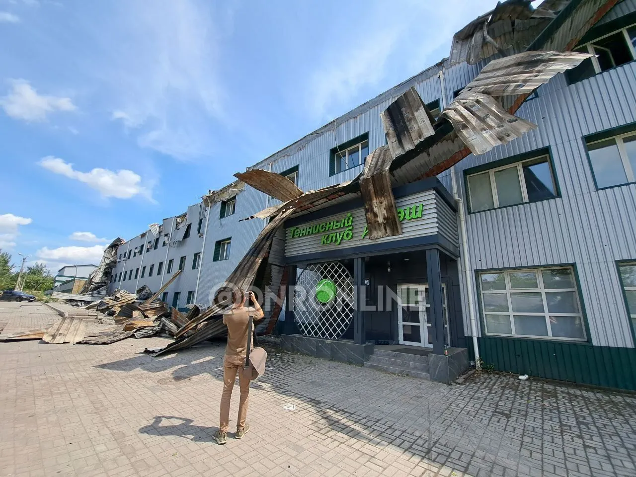 In Donetsk, a blow was struck at the location of the occupiers. Photo and video