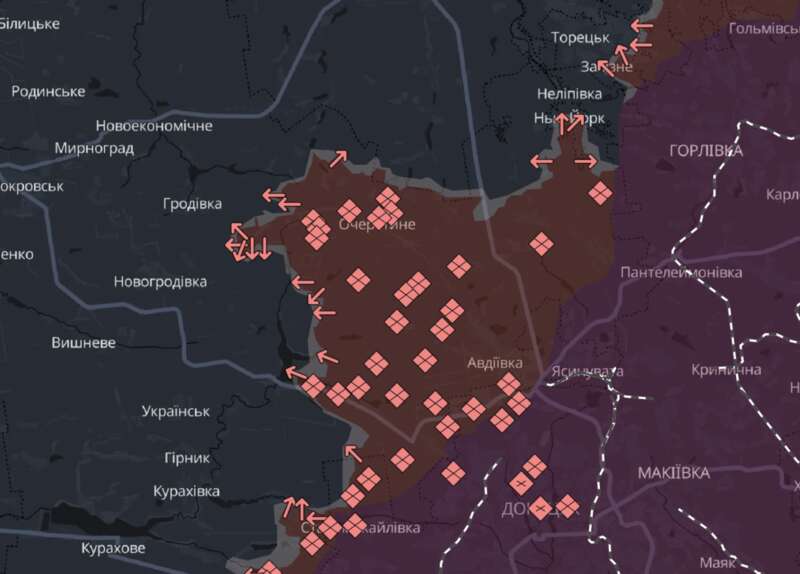 Карта бойових дій dqxikeidqxitkant