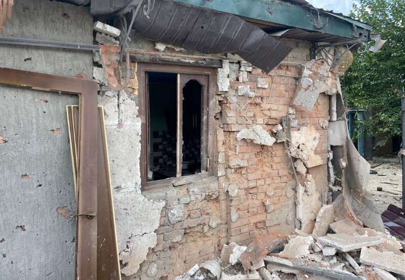 The Russians hit the Nikopol region with artillery: they were wounded and houses were damaged. Photo