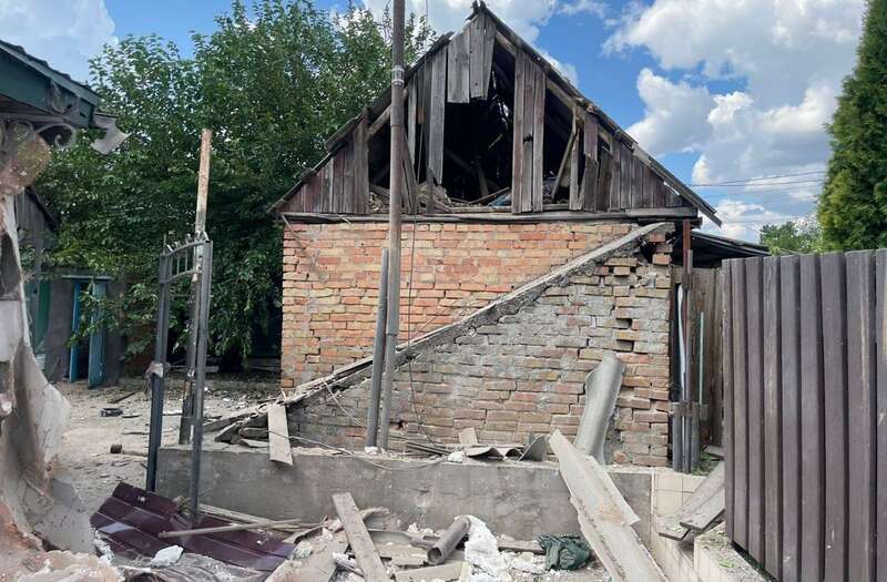 The Russians hit the Nikopol region with artillery: they were wounded and houses were damaged. Photo