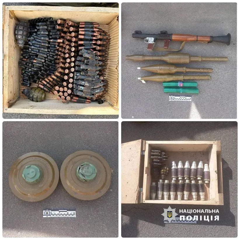 Гранати, міни та постріли до гранатомету: у Києві судитимуть чоловіка, який облаштував схрони із зброєю. Фото dqxikeidqxiqqeant