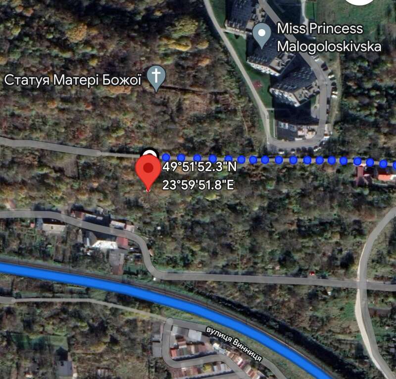 Координаты дома