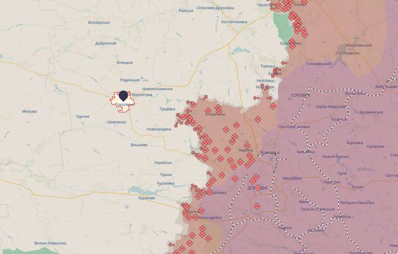 The occupiers are taking all reserves to the Pokrovskoe direction: the military spoke about the situation. Map dqxikeidqxiqqeant