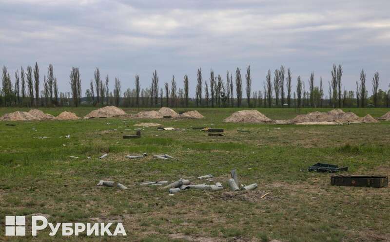 заброшенные россиянами позиции. Киевщина, 2022 год