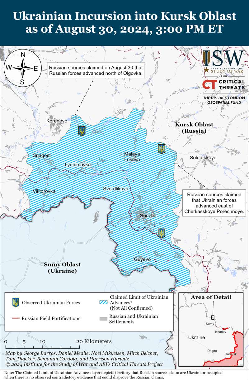 Operation of the Defense Forces in the Kursk region of Russia