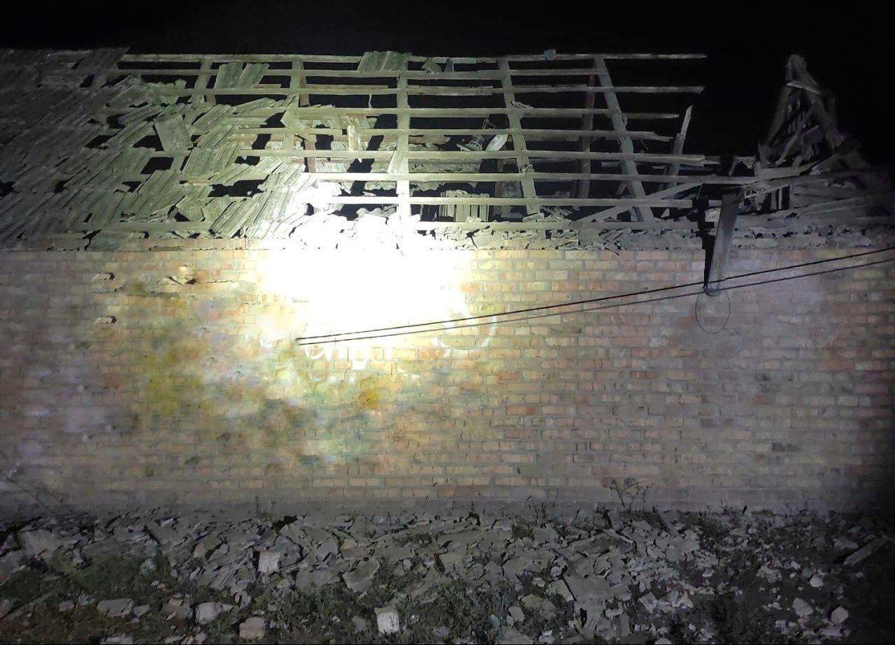 The occupiers struck Dnipropetrovsk region: houses damaged, woman injured. Photo