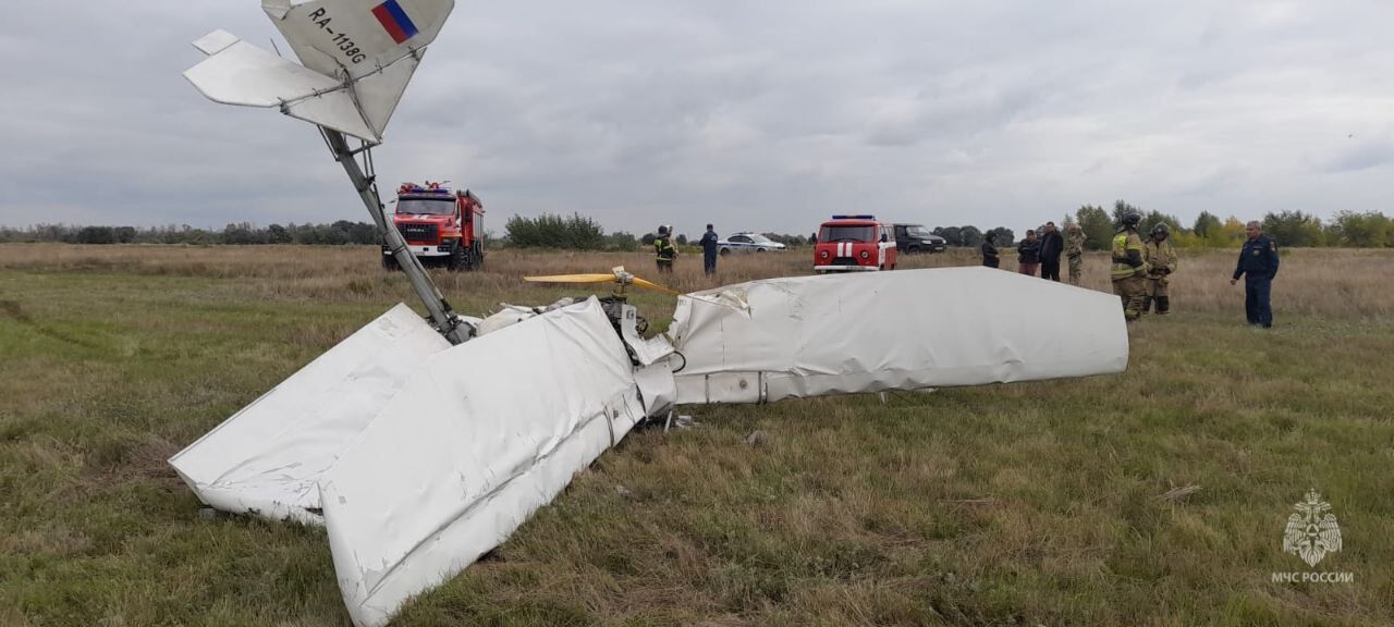 У Росії впав легкомоторний літак: пілот загинув