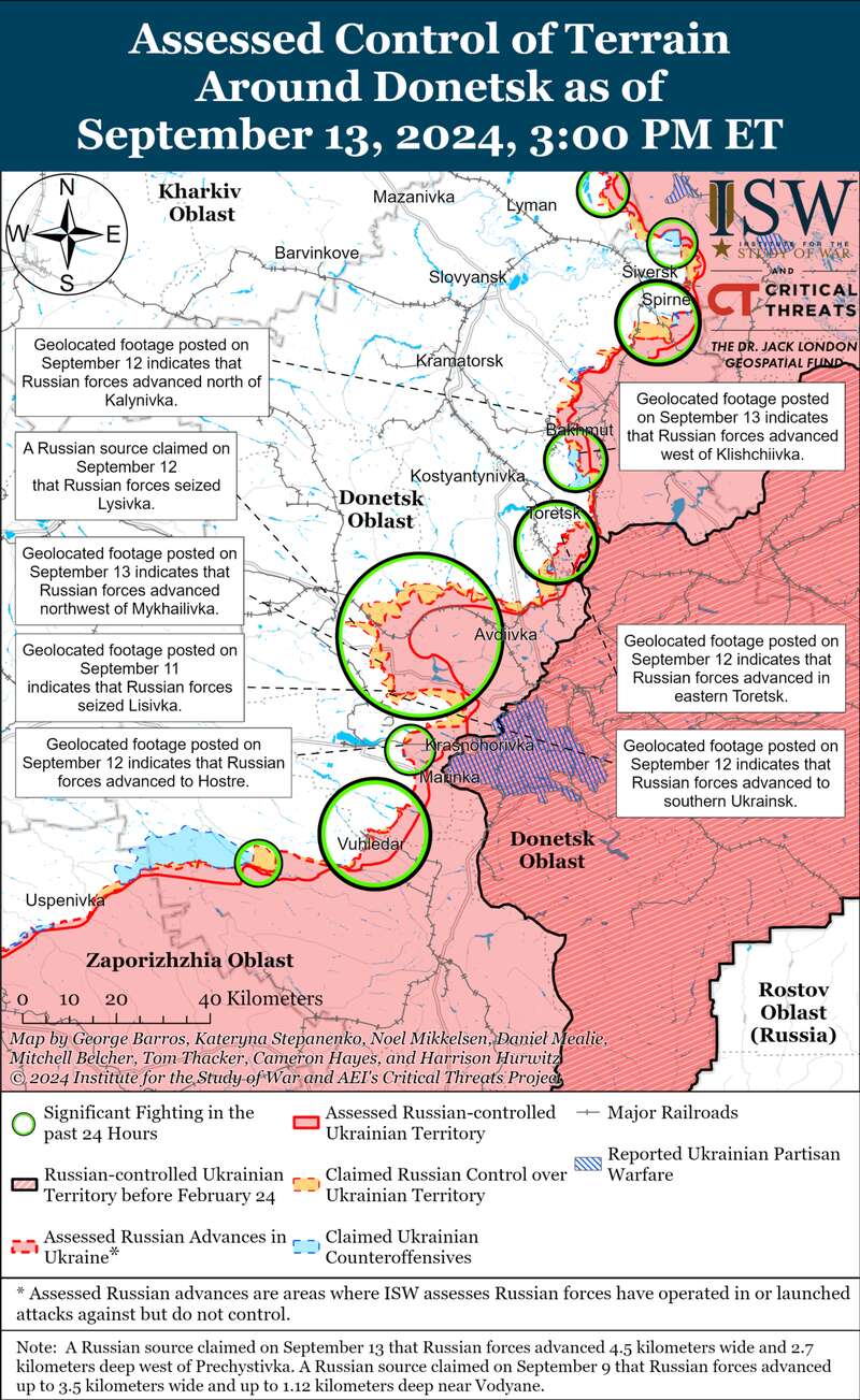 Combat in Donetsk Oblast