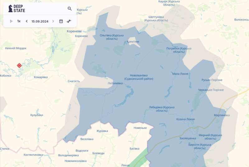 Карта DeepState: ЗСУ просунулися в Курській області dqxikeidqxitkant
