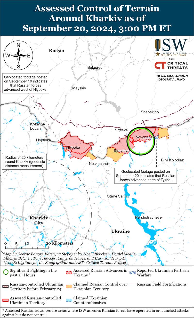 ISW: ВСУ продвинулись в Харьковской области, а российская армия – в Донбассе. Карта dqxikeidqxiqxxant