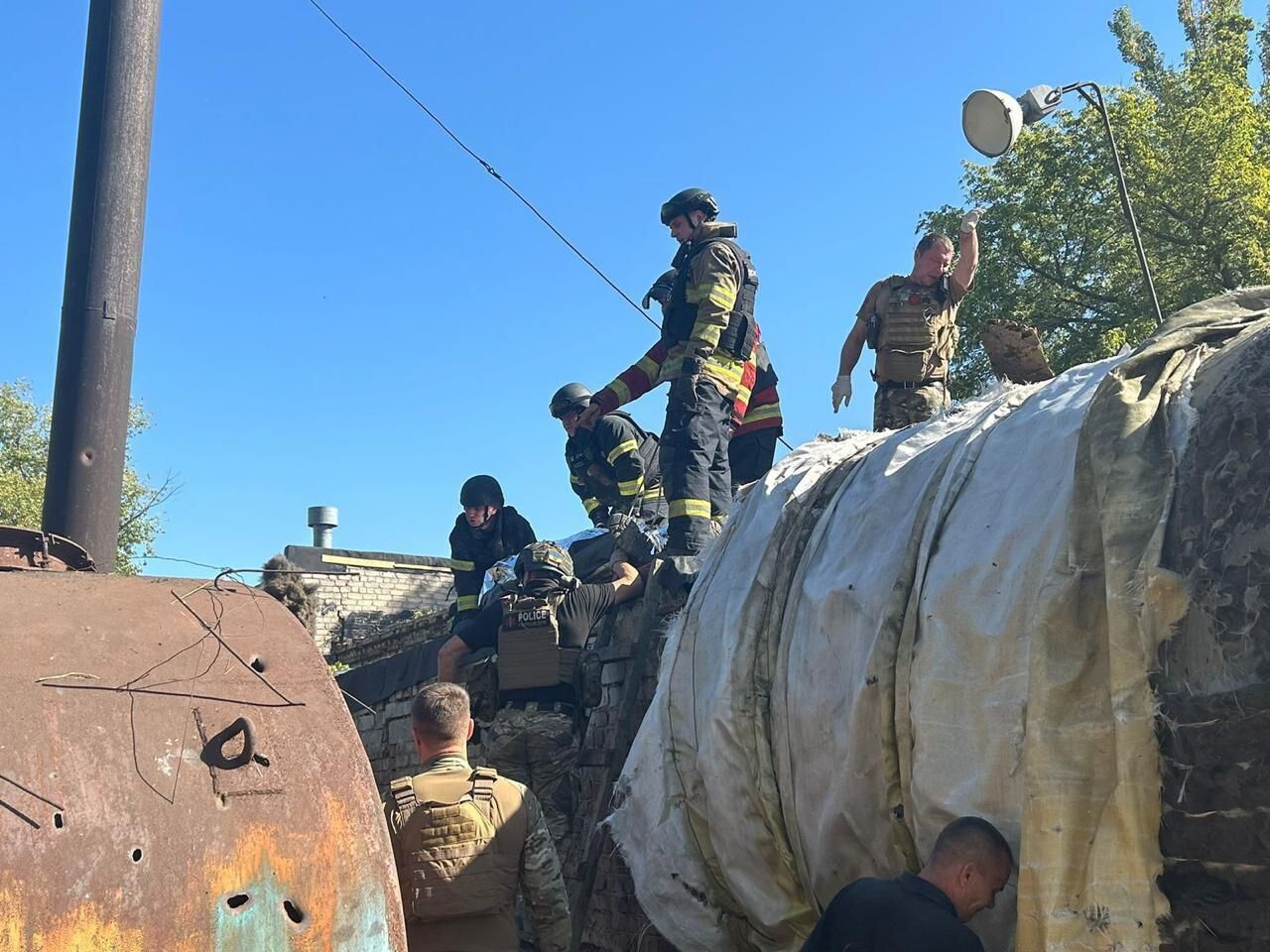 The occupiers dropped guided bombs on Kostyantynivka: there are dead and wounded. Photo dqxikeidqxiqqeant
