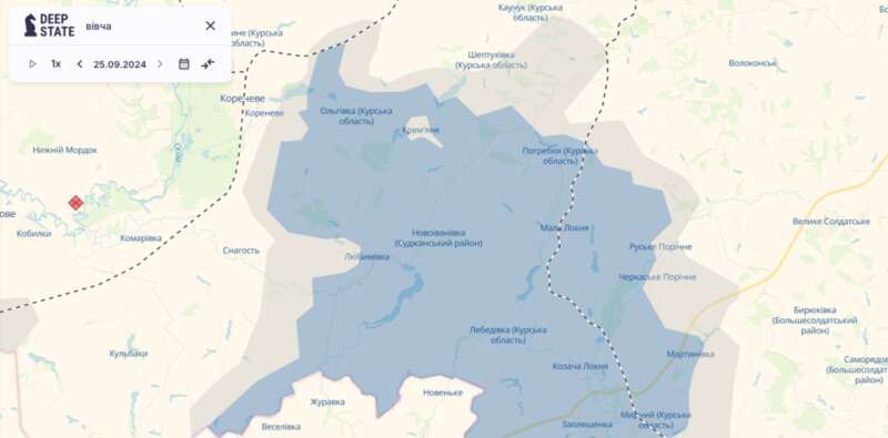Карта DeepState: Курська область dqxikeidqxiqxxant