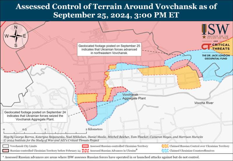 Карта ISW: Харківська область